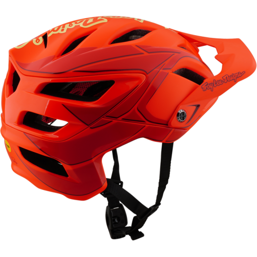 TLD A3 Helmet W/Mips Ghostwing Red - Image 3