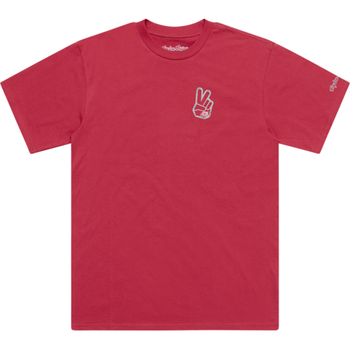 TLD Short Sleeve Tee Peace Out Fuchsia