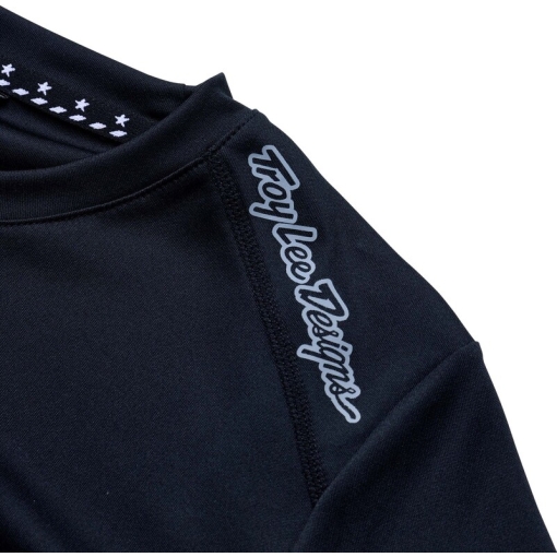 TLD Womens Lilium Ss Jersey Mono Black - Image 3