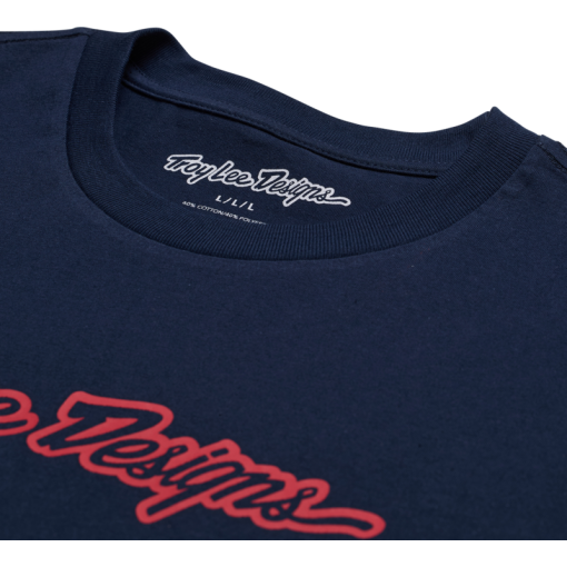 TLD Short Sleeve Tee Signature Navy - Image 4