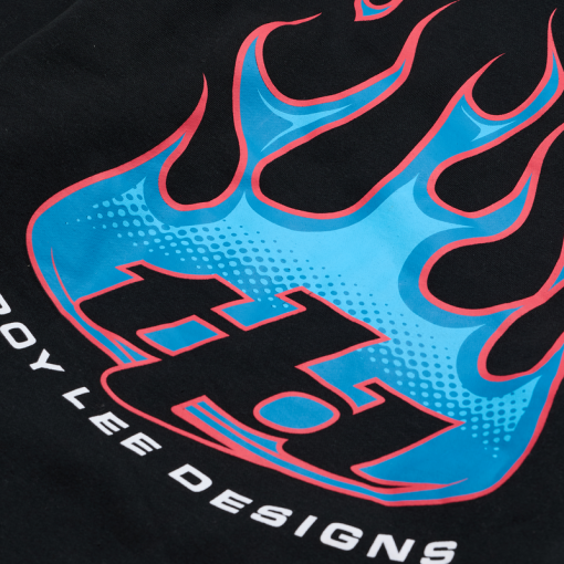 TLD Pullover Hoodie Torched Black - Image 7
