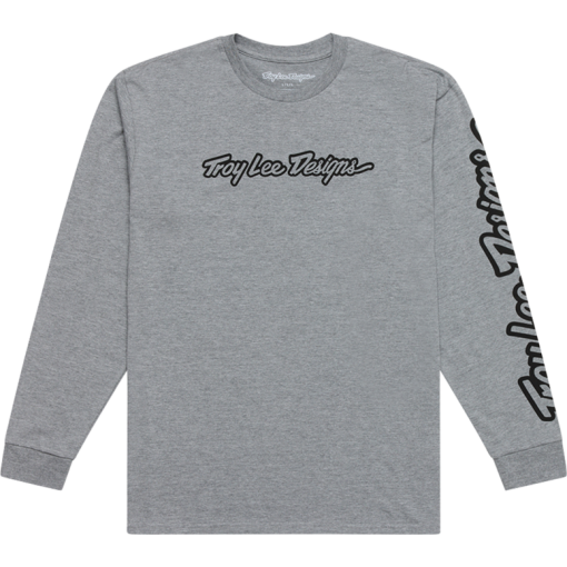 TLD Long Sleeve Tee Signature Gray Heather