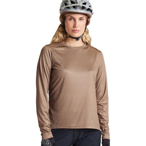 TLD Wmns Lilium Ls Jersey, Coffee - Image 4