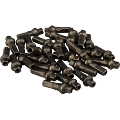 Race Face Brass nipple, Dsquare, 2.0X16, black, 32pack