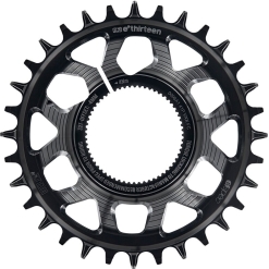 E13 Helix Race e*spec Chainring Kenevo/Levo SL 1.1 -4mm offset, Black