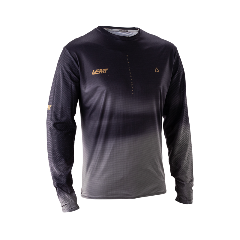 Leatt Jersey MTB Trail 3.0 Long Sleeve Ghost Black