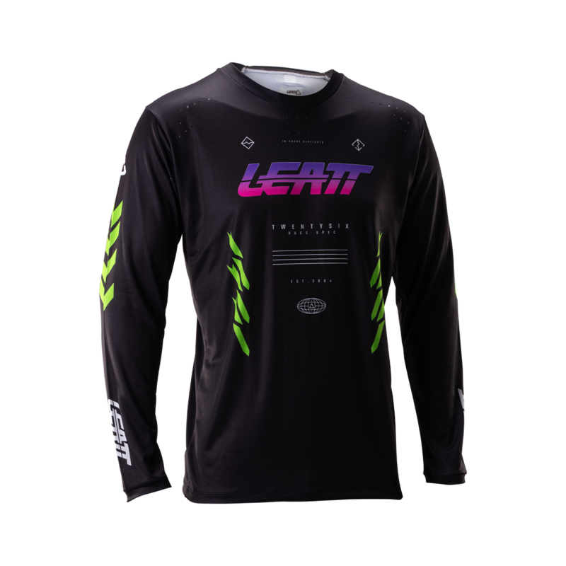 Leatt Jersey MTB Gravity 4.0 Long Sleeve Race Black