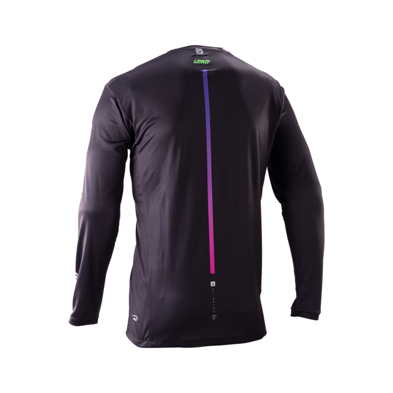 Leatt Jersey MTB Gravity 4.0 Long Sleeve Race Black - Image 2