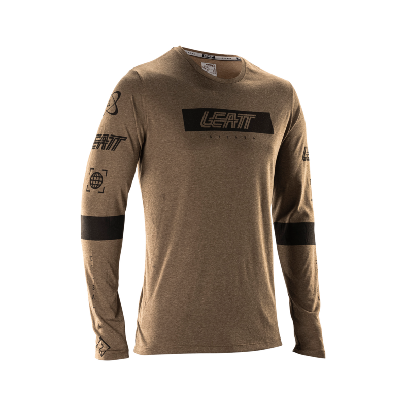 Leatt Jersey MTB Gravity 3.0 Long Sleeve Loam Brown