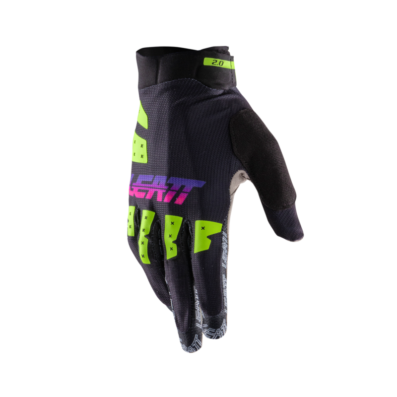 Leatt Glove MTB 2.0 X-Flow Neon Black - Image 2