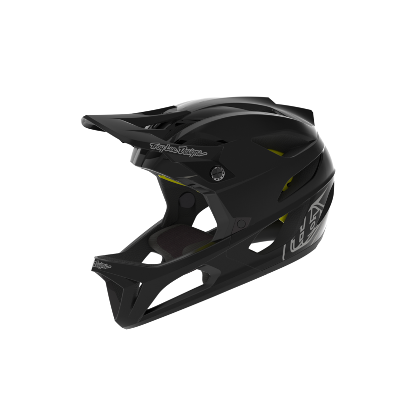 TLD Stage Helmet W/Mips Drone Black