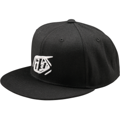TLD Flat Bill Snapback Badge Black