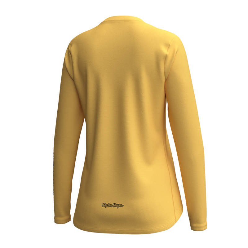 TLD Womens Lilium Pro Long Sleeve Jersey Mono Butter - Image 2