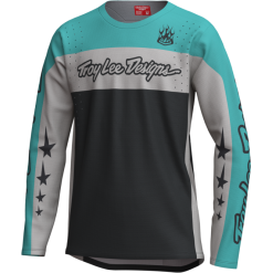 TLD Youth Sprint Pro Jersey Yo Moto Carbon