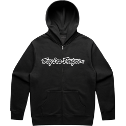 TLD Zip Up Hoodie Signature Black