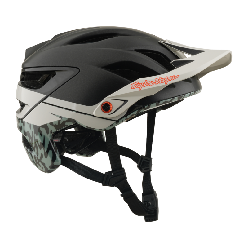 TLD A3 Helmet W/Mips Halo Charcoal / Pumice - Image 2
