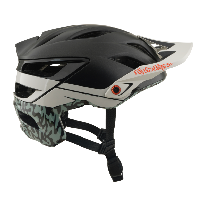 TLD A3 Helmet W/Mips Halo Charcoal / Pumice - Image 3