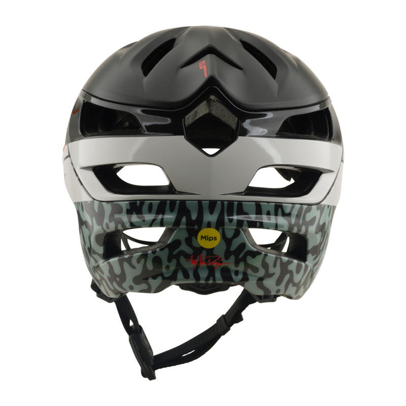 TLD A3 Helmet W/Mips Halo Charcoal / Pumice - Image 4