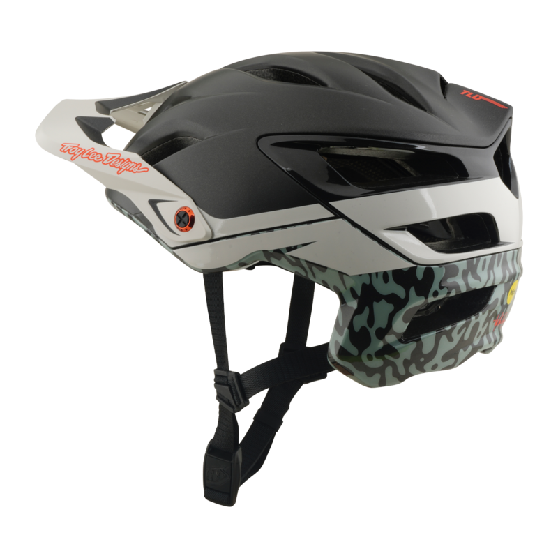 TLD A3 Helmet W/Mips Halo Charcoal / Pumice - Image 5