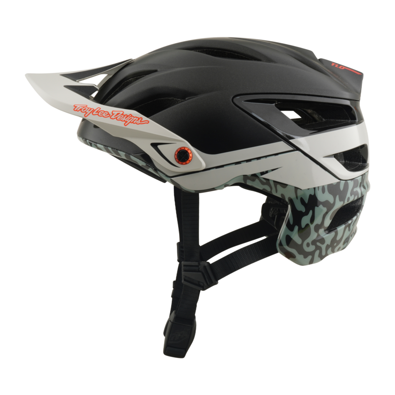 TLD A3 Helmet W/Mips Halo Charcoal / Pumice - Image 6