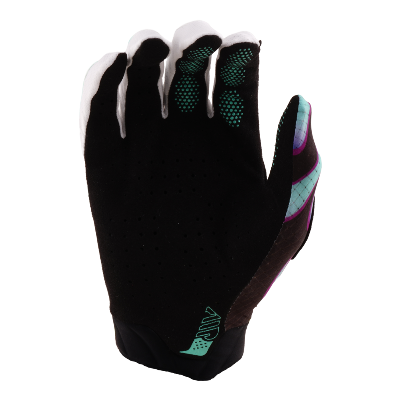 TLD Air Glove Overspray Black / Real Teal - Image 2