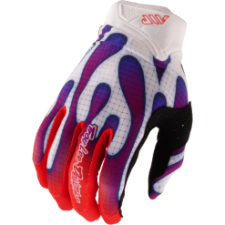 TLD Air Glove Overspray White / Violet
