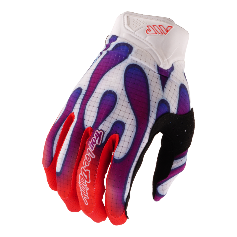 TLD Air Glove Overspray White / Violet