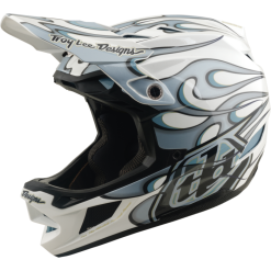TLD D4 Composite Helmet, Torched White / Silver