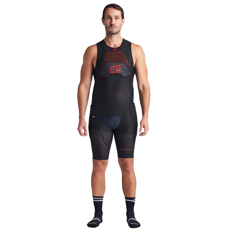 TLD Stage Ghost D30 Vest Baselayer, Black - Image 2