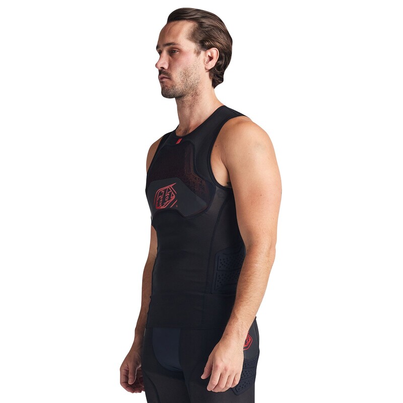 TLD Stage Ghost D30 Vest Baselayer, Black - Image 3
