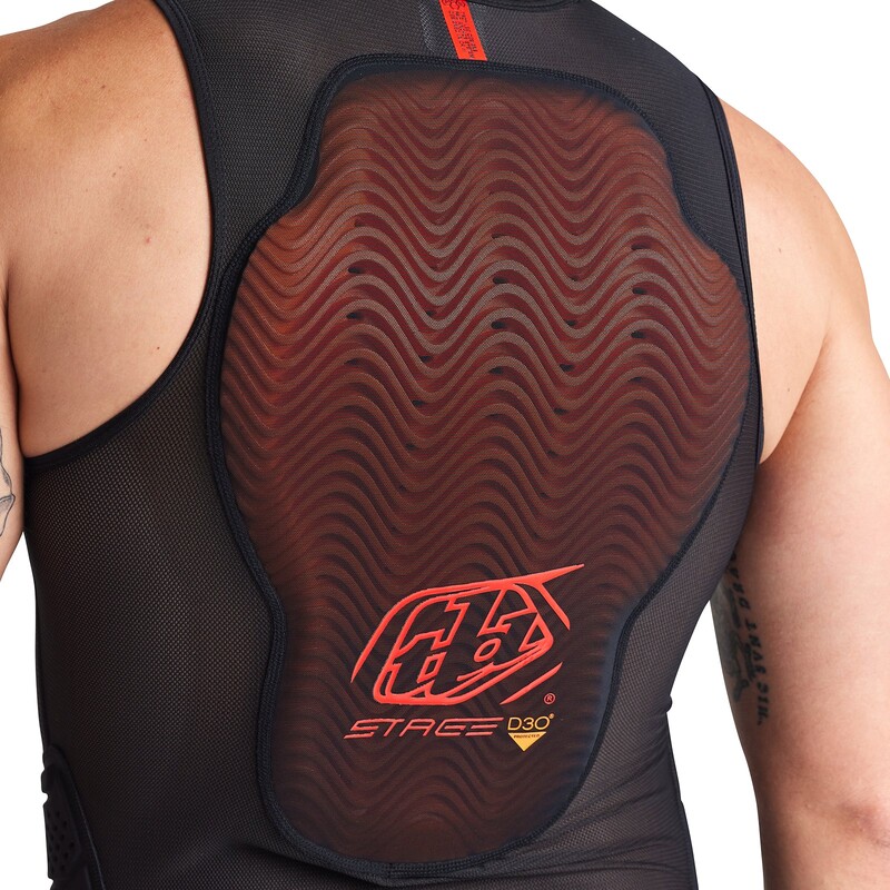 TLD Stage Ghost D30 Vest Baselayer, Black - Image 5