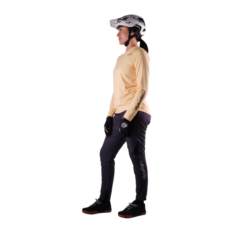 TLD Womens Lilium Pro Long Sleeve Jersey Mono Butter - Image 6