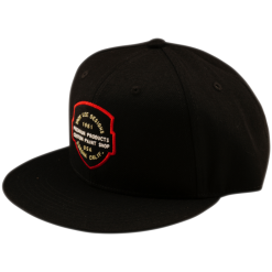 TLD Flat Bill Snapback Imprint Black