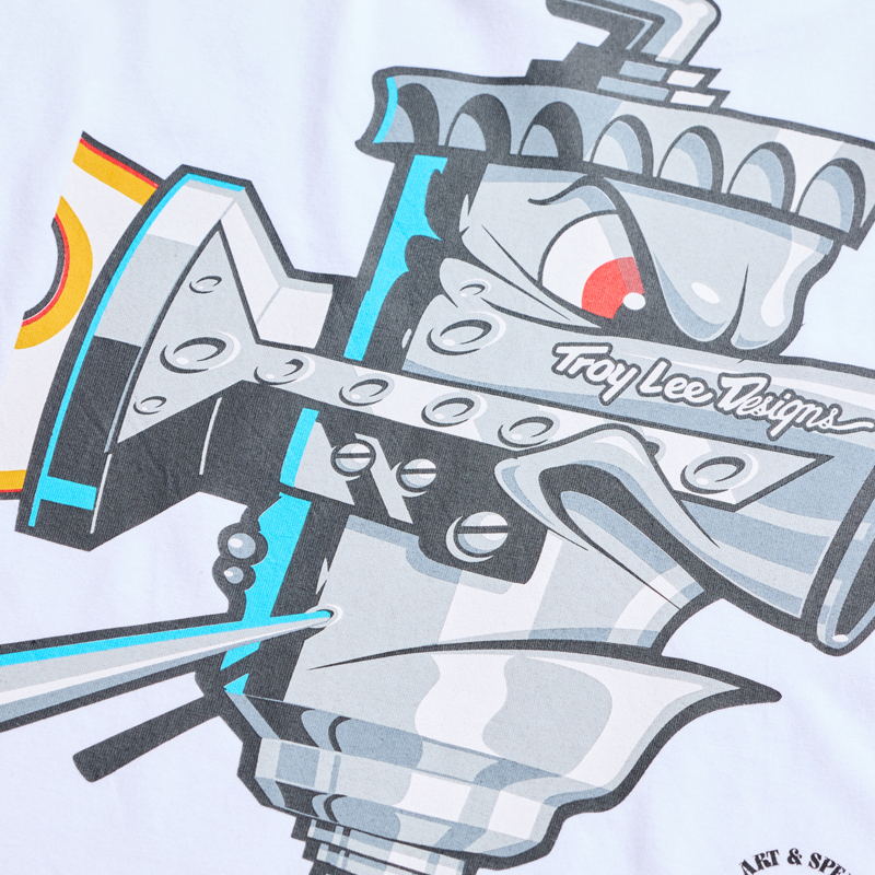 TLD Short Sleeve Tee Carb Club White - Image 6