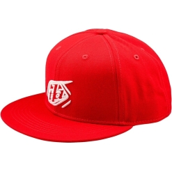 TLD Flat Bill Snapback Badge Team Red