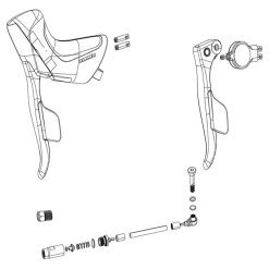 SRAM Spare part Exchange Kit Shifter And Brake Rival Etap AXS Disc Right (Including Hood)