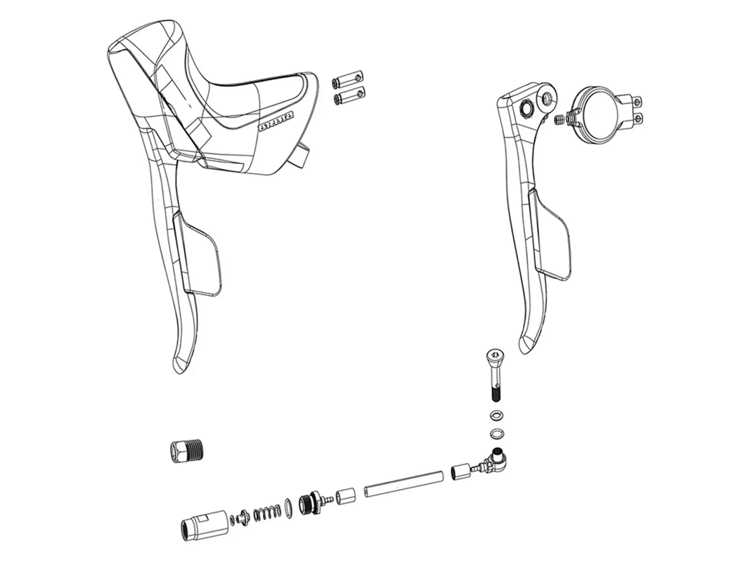 SRAM Spare part Exchange Kit Shifter And Brake Rival Etap AXS Disc Right (Including Hood)