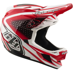 TLD D4 Polyacrylite Helmet, The Line Fire / White - Image 2