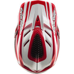 TLD D4 Polyacrylite Helmet, The Line Fire / White - Image 4