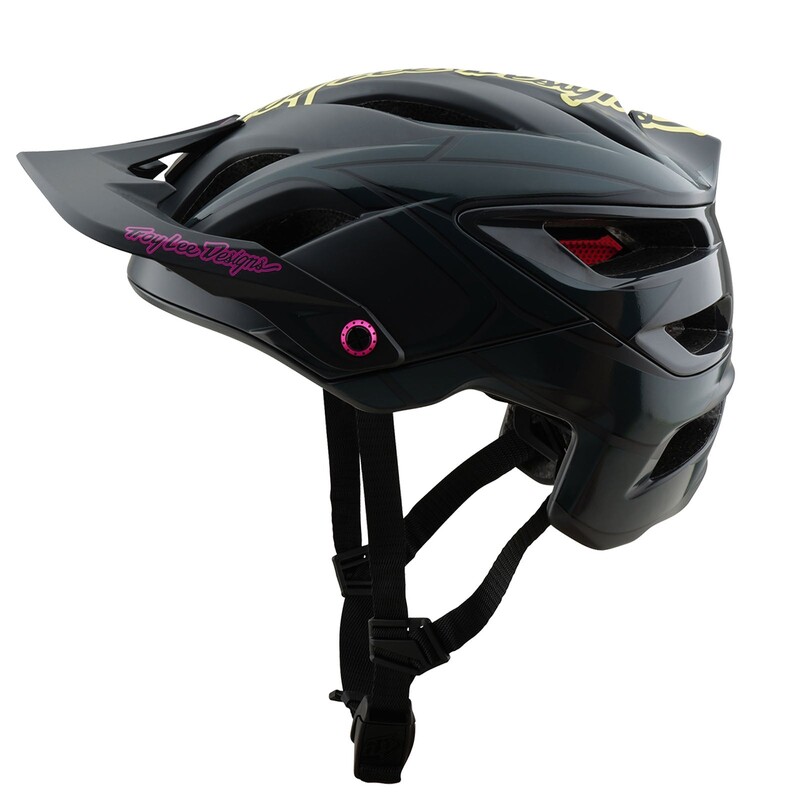 TLD A3 Helmet W/Mips Ghostwing Charcoal - Image 2