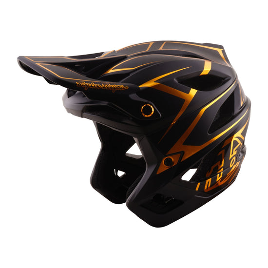 TLD Stage Stunt Helmet, Pinstripe Black