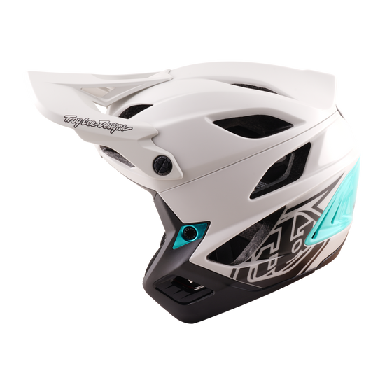 TLD Stage Stunt Helmet, Drone Pumice / Real Teal - Image 7