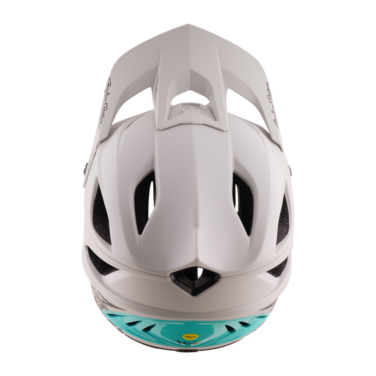 TLD Stage Stunt Helmet, Drone Pumice / Real Teal - Image 8