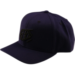TLD Curved Snapback Hat Badge Indigo