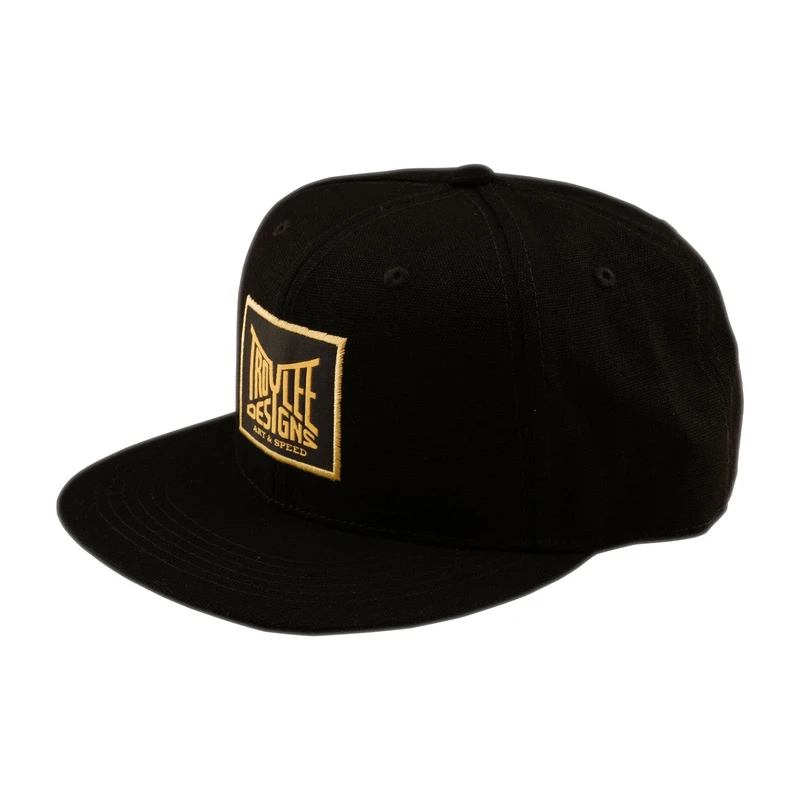 TLD Flat Bill Snapback Handlebar Black