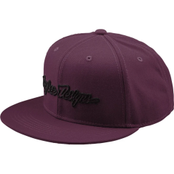 TLD Flat Bill Snapback Signature Sangria