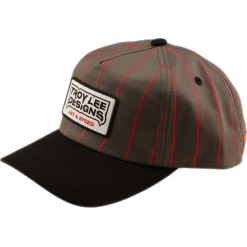 TLD Unstructured Curved Snapback Medieval Gray / Red