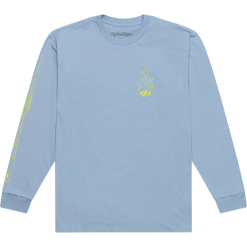 TLD Long Sleeve Tee Torched Smoke Blue