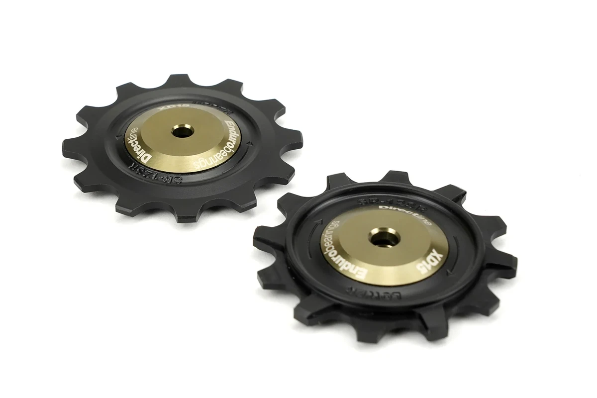 Enduro Bearings Derailleur Pulleys for 12 speed SRAM Road and Gravel Derailleurs(4mm bolt upper/5mm bolt lower)