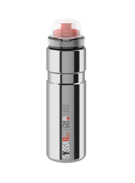 Elite Bottle Syssa Race Silver Glossy 750ml